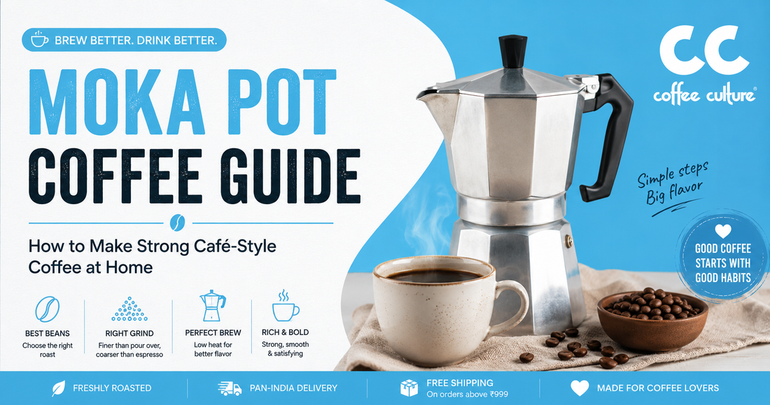 Moka Pot Coffee Guide – How to Make Strong Café-Style Coffee at Home